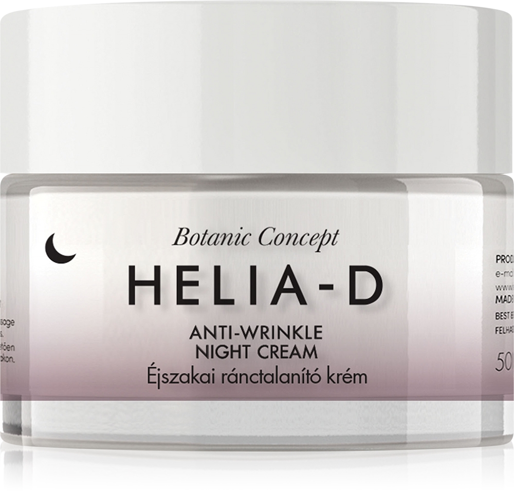 Ночной крем против морщин Botanic Concept Helia-D, 50 мл
Ночной крем против морщин Botanic Concept Helia-D, 50 мл