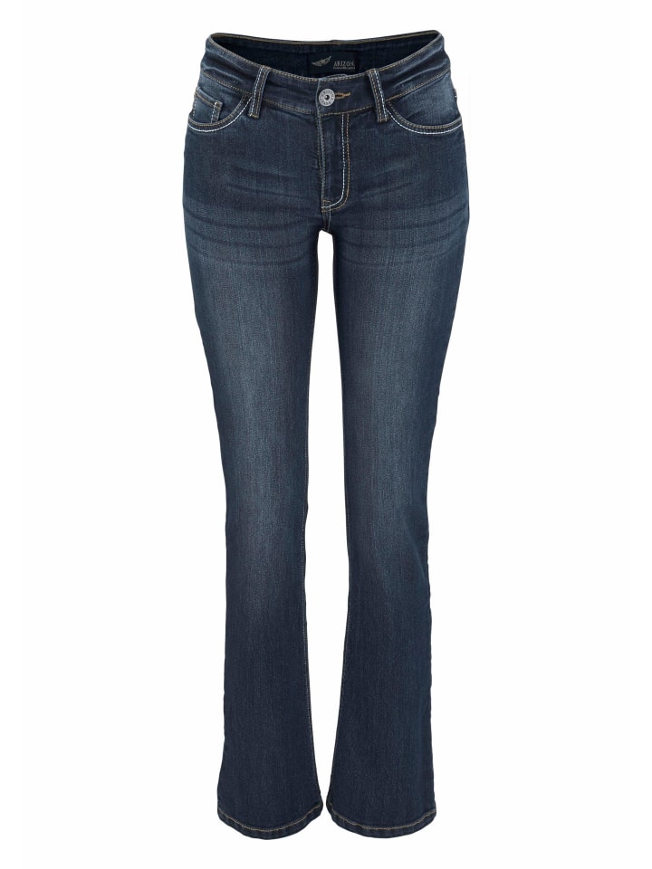 Джинсы Bootcut темно-синего цвета ARIZONA
Джинсы Bootcut темно-синего цвета ARIZONA