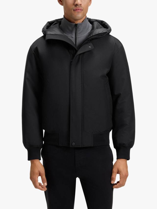 Бомбер BOSS с капюшоном HUGO BOSS, Black
Бомбер BOSS с капюшоном HUGO BOSS, Black