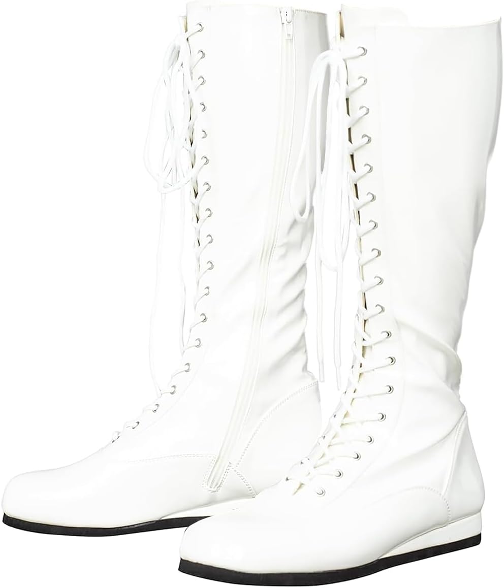 Кроссовки для профессионального рестлинга ACE SHOCK для мужчин, костюм супергероя, хэллоуинский косплей с каблуком, белый
Кроссовки для профессионального рестлинга ACE SHOCK для мужчин, костюм супергероя, хэллоуинский косплей с каблуком, белый