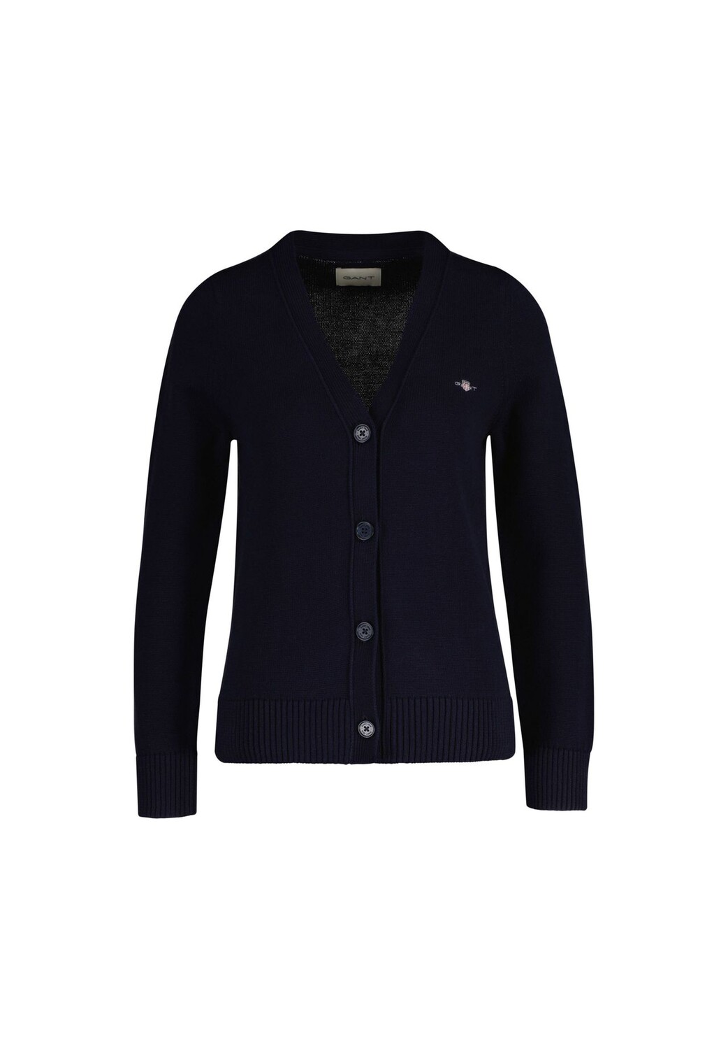 Кардиган женский - CLASSIC COTTON CARDIGAN, планка на пуговицах, тонкая вязка, хлопок GANT, цвет Blau (evening Blue)
Кардиган женский - CLASSIC COTTON CARDIGAN, планка на пуговицах, тонкая вязка, хлопок GANT, цвет Blau (evening Blue)