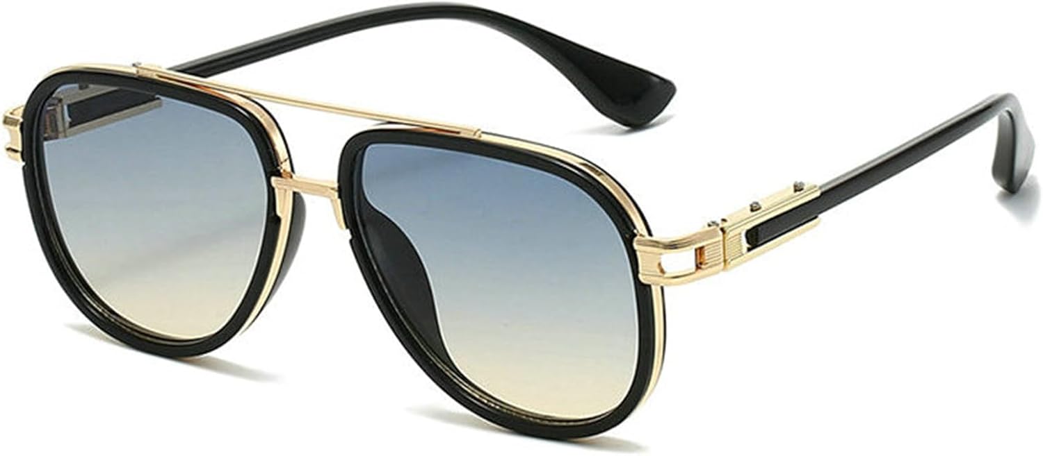 Солнцезащитные очки Willochra Retro Pilot для женщин и мужчин, классический градиентный дизайн, модные солнцезащитные очки 70-х годов с двойной перемычкой, защита от ультрафиолета UV400, C5
Солнцезащитные очки Willochra Retro Pilot для женщин и мужчин, классический градиентный дизайн, модные солнцезащитные очки 70-х годов с двойной перемычкой, защита от ультрафиолета UV400, C5