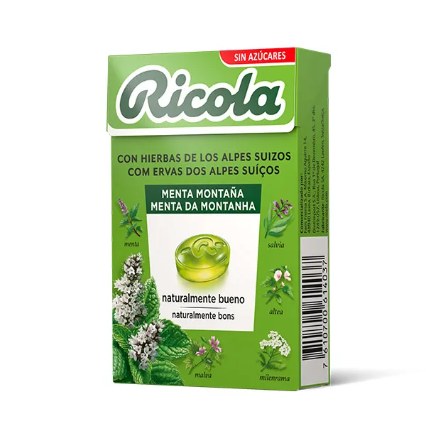Коробка конфет Sabor Menta Montaña Ricola, 50 g
Коробка конфет Sabor Menta Montaña Ricola, 50 g