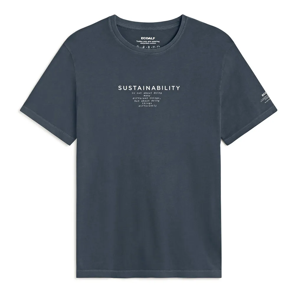 Футболка с коротким рукавом Ecoalf Puhi, синий 
Футболка с коротким рукавом Ecoalf Puhi, синий