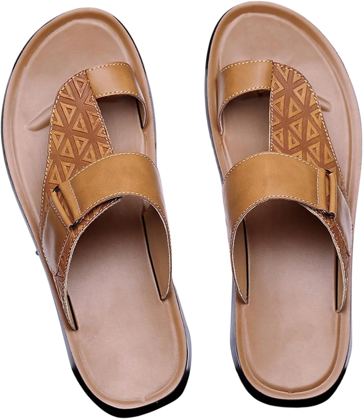 Мужские кожаные сандалии GORGLITTER, шлепанцы с открытым носком для пляжа и улицы, легкие тапочки, коричневый
Мужские кожаные сандалии GORGLITTER, шлепанцы с открытым носком для пляжа и улицы, легкие тапочки, коричневый