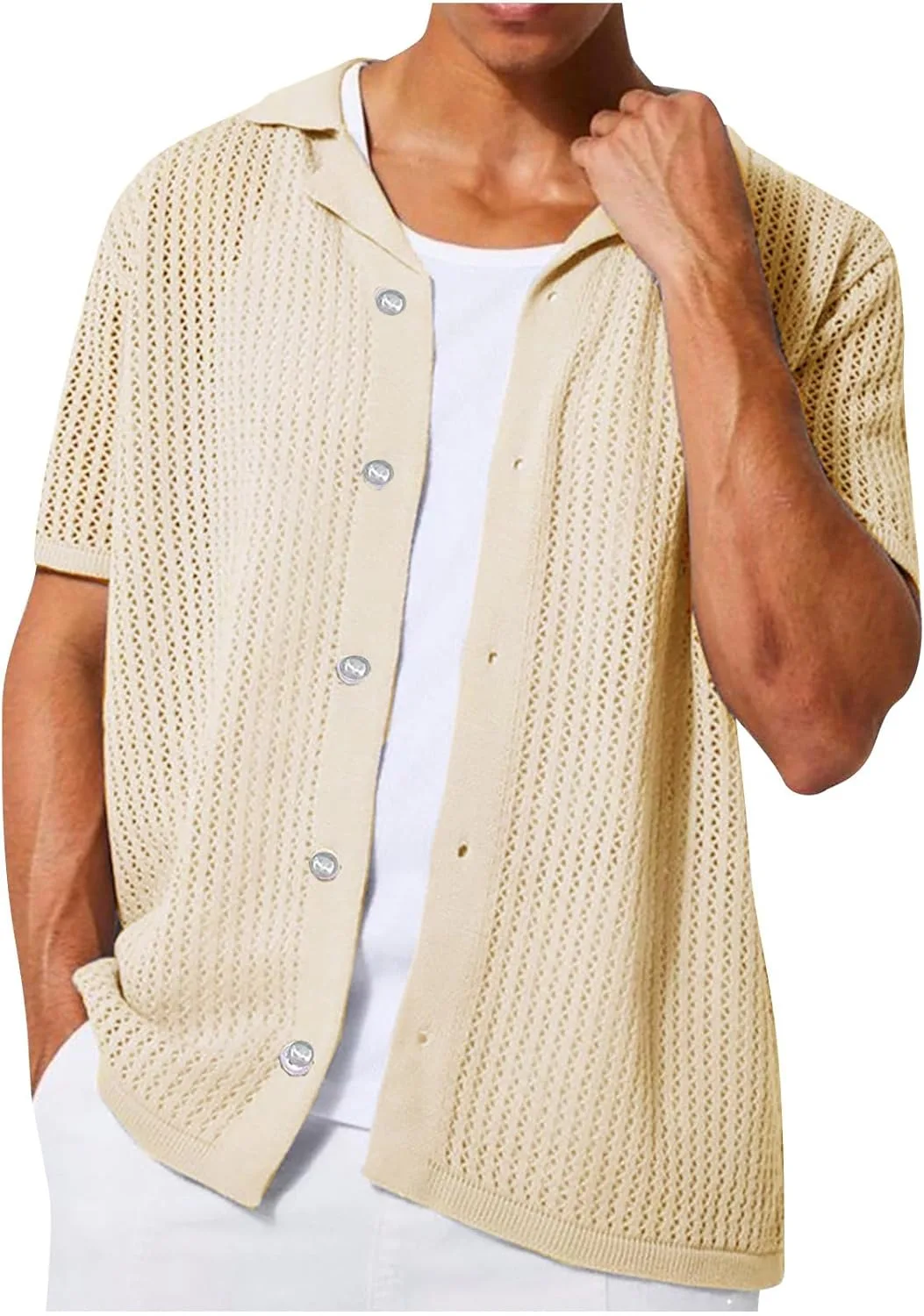 Мужская рубашка с коротким рукавом Casual, летняя, легкая
Мужская рубашка с коротким рукавом Casual, летняя, легкая