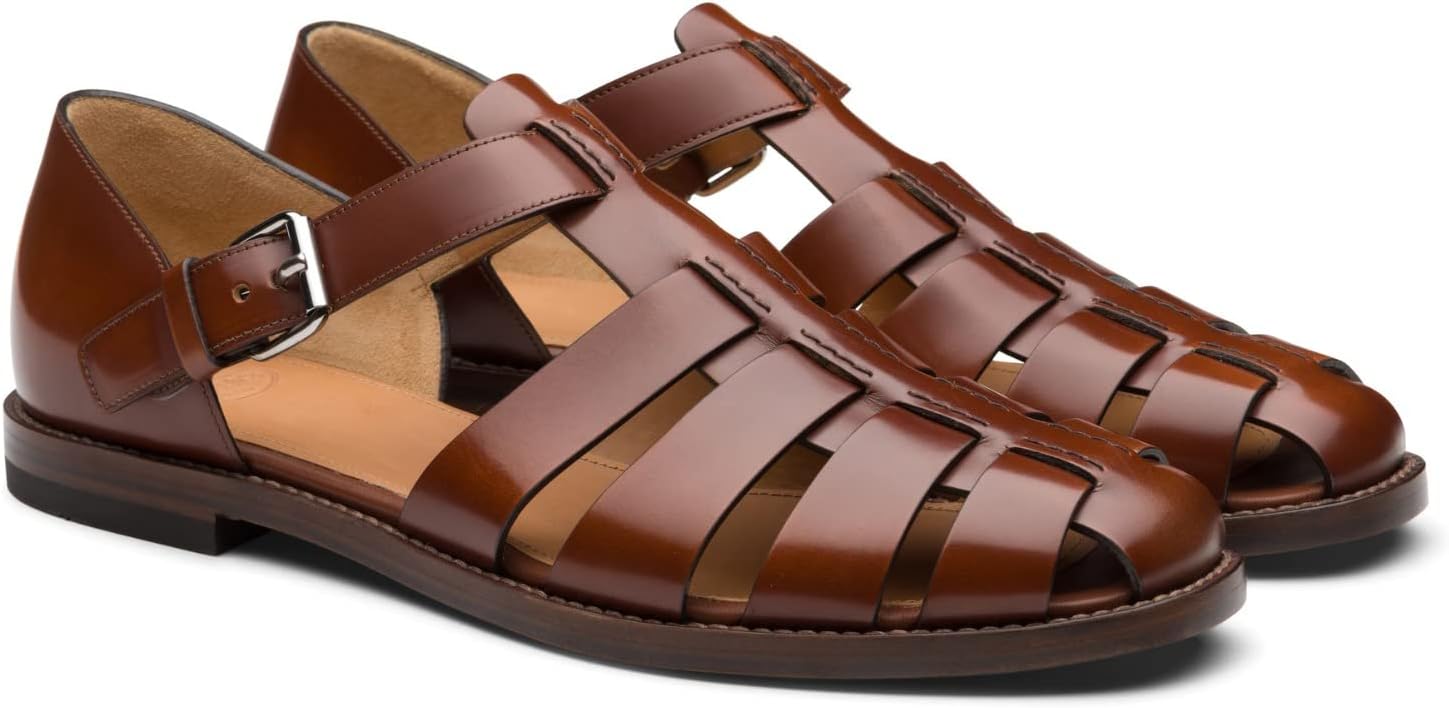 Мужские рыбацкие сандалии Vannida европейского и американского производства, летние кожаные повседневные дышащие рыбацкие туфли Baotou, коричневый
Мужские рыбацкие сандалии Vannida европейского и американского производства, летние кожаные повседневные дышащие рыбацкие туфли Baotou, коричневый