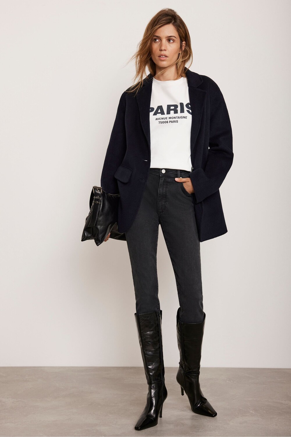 Выстиранные узкие джинсы Mint Velvet, черный
Выстиранные узкие джинсы Mint Velvet, черный