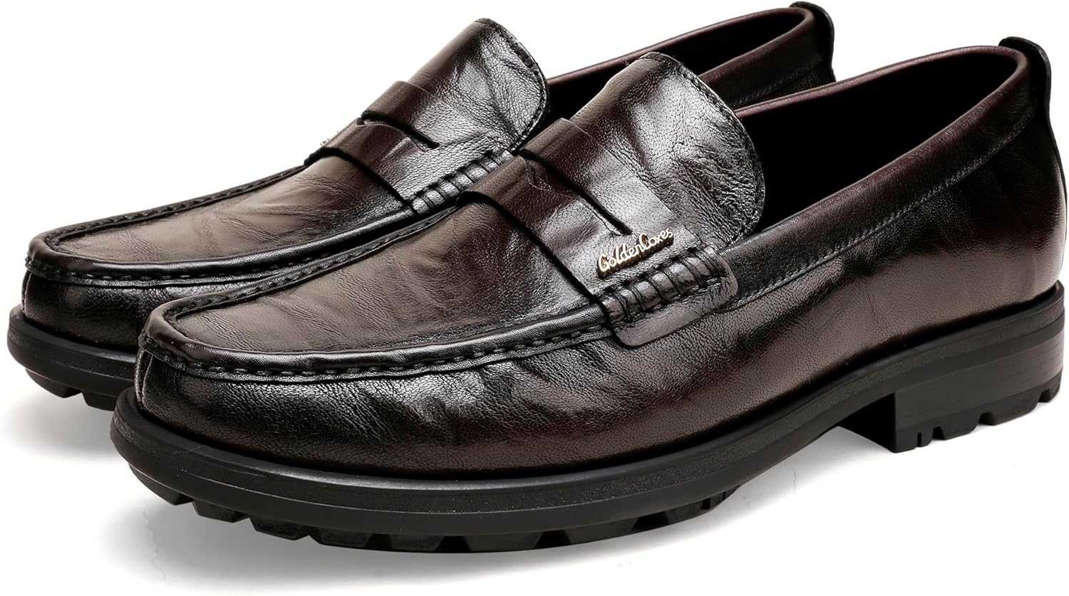 Мужские кожаные пенни-лоаферы, повседневные слипоны для деловой, свадебной и официальной обуви, классические лоферы на платформе Generic, Coffee
Мужские кожаные пенни-лоаферы, повседневные слипоны для деловой, свадебной и официальной обуви, классические лоферы на платформе Generic, Coffee