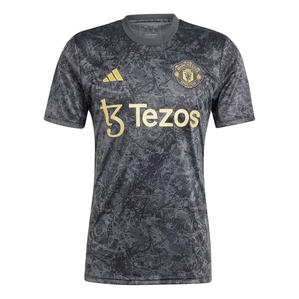 Футболка manchester united stone roses pre match jersey asia sizing Adidas, черный 
Футболка manchester united stone roses pre match jersey asia sizing Adidas, черный