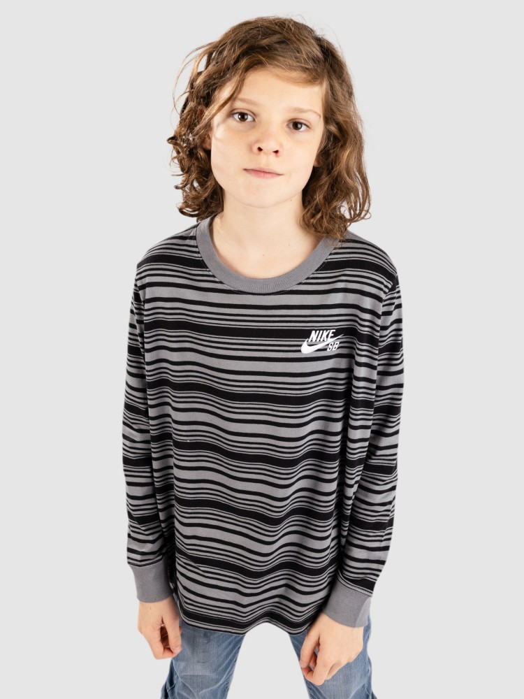 Лонгслив Nike Sb Stripe Kids Longsleeve T-Shirt, black/smoke grey
Лонгслив Nike Sb Stripe Kids Longsleeve T-Shirt, black/smoke grey