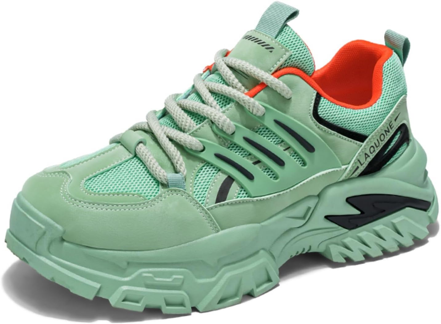 Мужские массивные кроссовки, стильные с толстой подошвой, с регулируемыми шнурками, идеально подходят для уличной моды и повседневного комфорта Aokisx, зеленый
Мужские массивные кроссовки, стильные с толстой подошвой, с регулируемыми шнурками, идеально подходят для уличной моды и повседневного комфорта Aokisx, зеленый