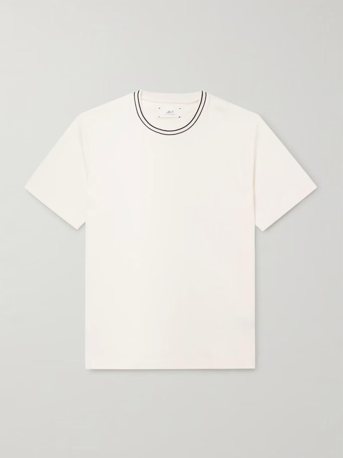 Футболка в полоску из органического и переработанного хлопкового джерси MR P., нейтральный
Футболка в полоску из органического и переработанного хлопкового джерси MR P., нейтральный