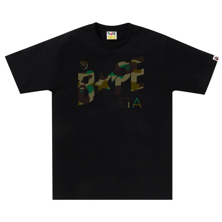Футболка BAPE 1st Camo Bape Sta Tee, Black/Green
Футболка BAPE 1st Camo Bape Sta Tee, Black/Green