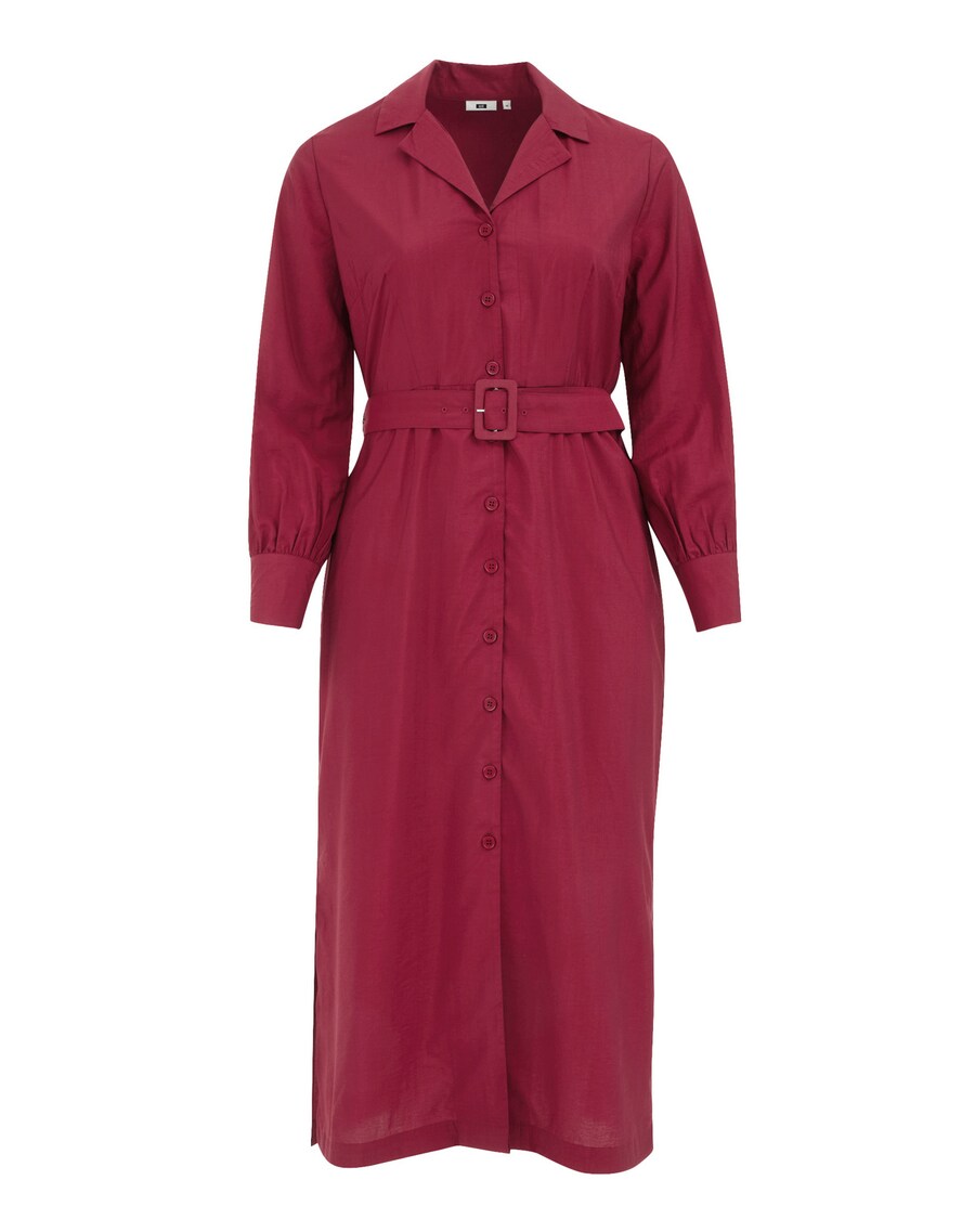 Платье-рубашка WE Fashion, бордовый
Платье-рубашка WE Fashion, бордовый