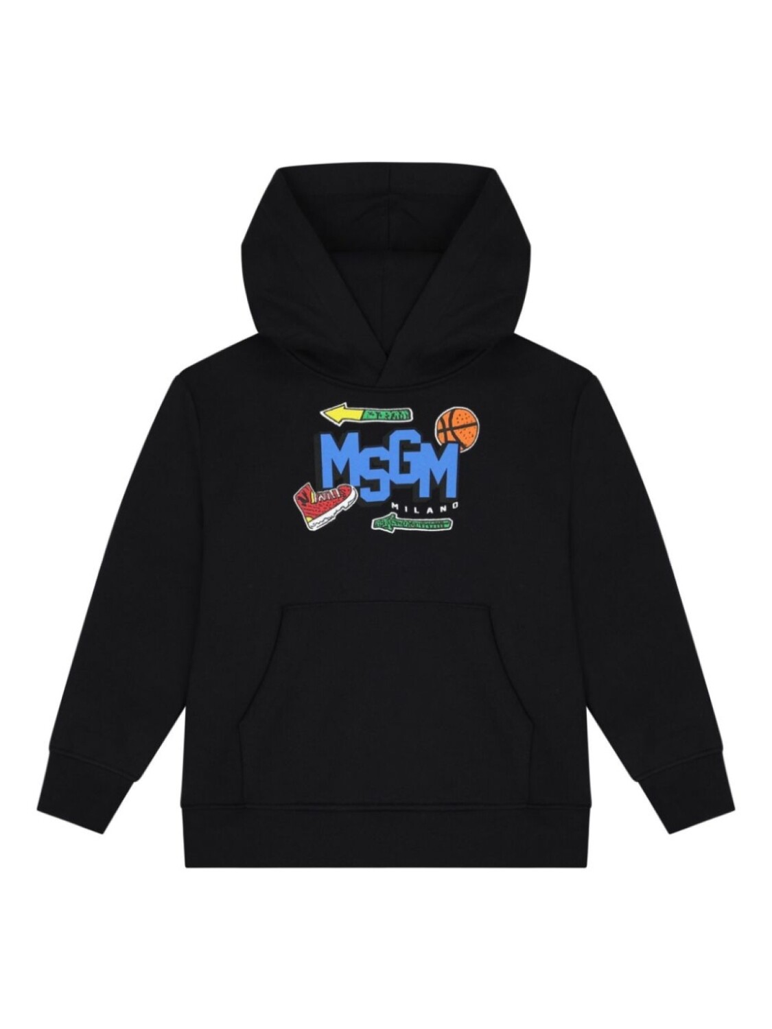 MSGM Kids толстовка с логотипом, черный
MSGM Kids толстовка с логотипом, черный