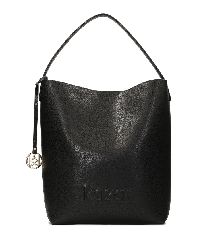 Большая минималистичная сумка через плечо. Kazar, черный
Большая минималистичная сумка через плечо. Kazar, черный