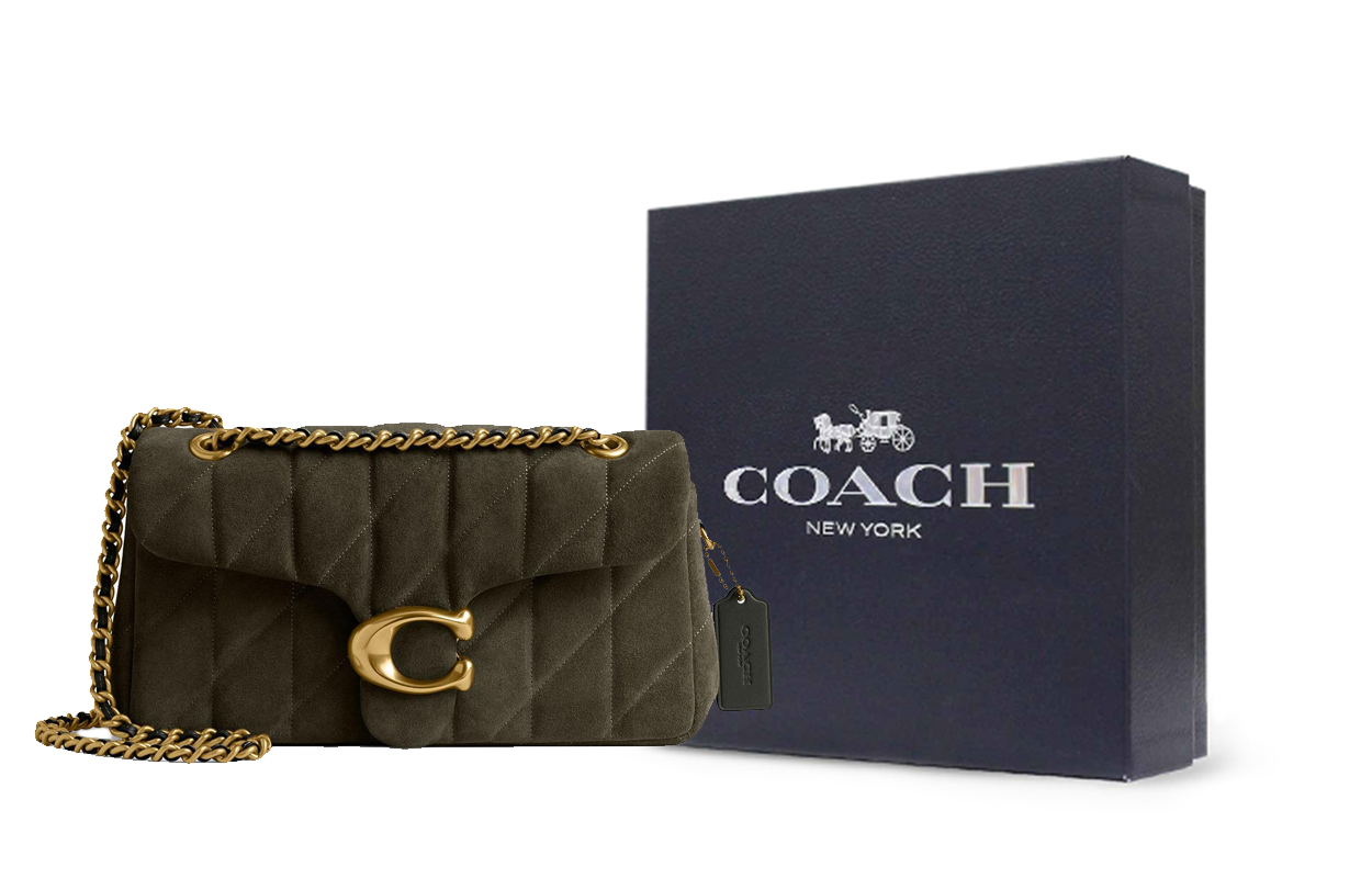 COACH Сумка кроссбоди Tabby Split Cow Leather, средняя, женская, оливково-зеленая
COACH Сумка кроссбоди Tabby Split Cow Leather, средняя, женская, оливково-зеленая