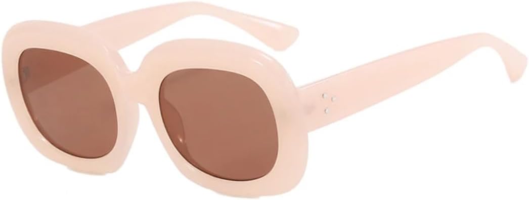 Солнцезащитные очки с защитой UV400 | Толстая оправа, как у рисовых косточек | Для женщин и мужчин, для занятий спортом на открытом воздухе и вождения DSVIGF, Pink Brown
Солнцезащитные очки с защитой UV400 | Толстая оправа, как у рисовых косточек | Для женщин и мужчин, для занятий спортом на открытом воздухе и вождения DSVIGF, Pink Brown
