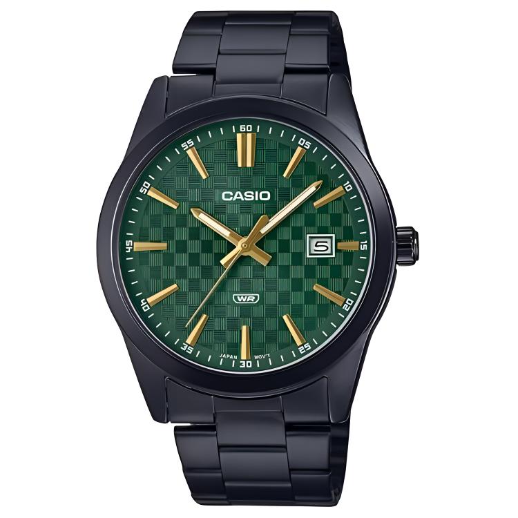 CASIO Часы Analog MTP VD03B 3A, Green Dial 
CASIO Часы Analog MTP VD03B 3A, Green Dial