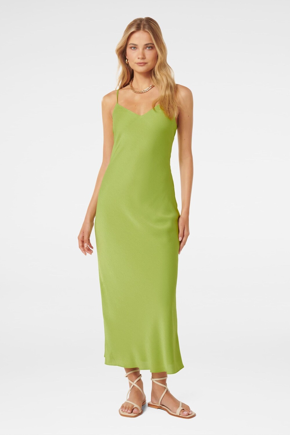 Фактурное платье-комбинация Fern Forever New, зеленый
Фактурное платье-комбинация Fern Forever New, зеленый