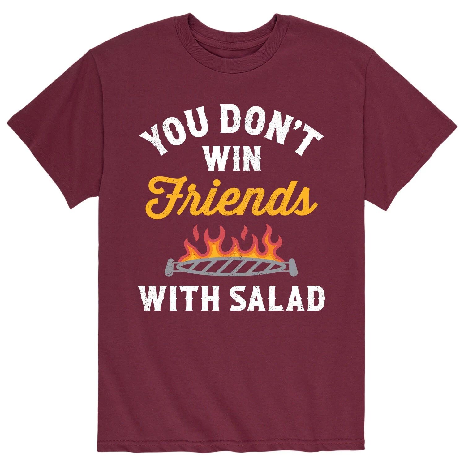 Мужская футболка «С салатом друзей не завоюешь» Licensed Character
Мужская футболка «С салатом друзей не завоюешь» Licensed Character