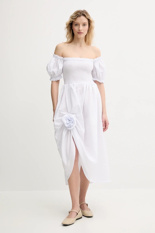 Хлопковое платье The Sleeper, белый 
Хлопковое платье The Sleeper, белый