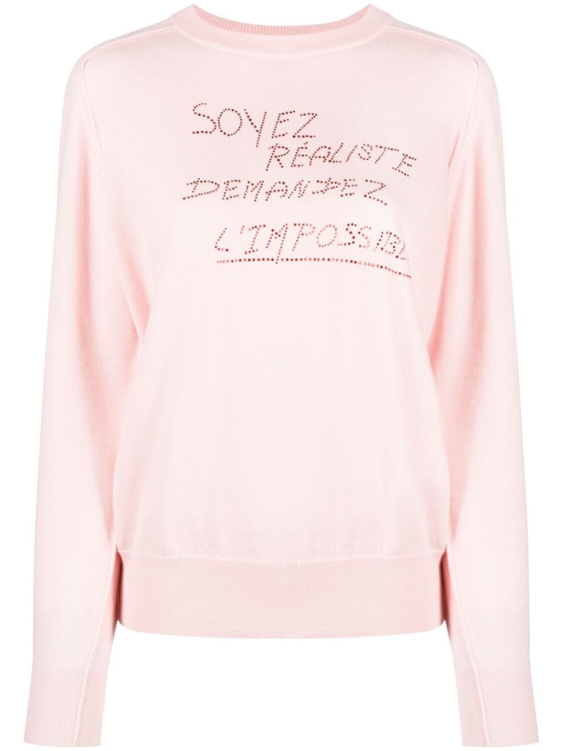 Джемпер со стразами Sonia Rykiel, розовый 
Джемпер со стразами Sonia Rykiel, розовый