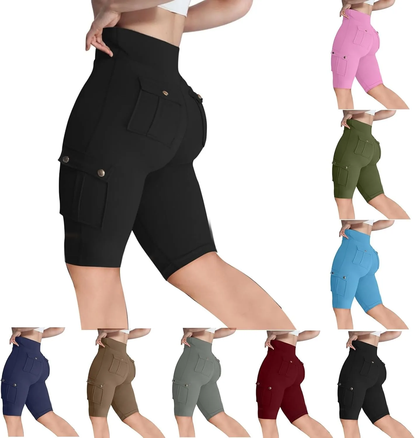 NaRHbrg женские шорты для тренировок с карманами, high waisted
NaRHbrg женские шорты для тренировок с карманами, high waisted