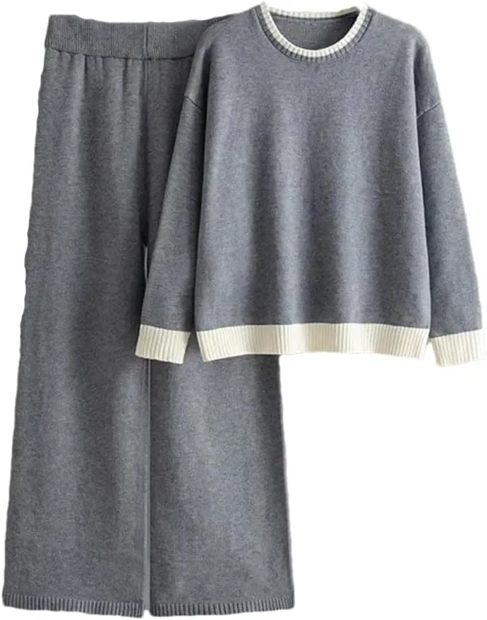 Женский свитер O-Neck и широкие брюки
Женский свитер O-Neck и широкие брюки