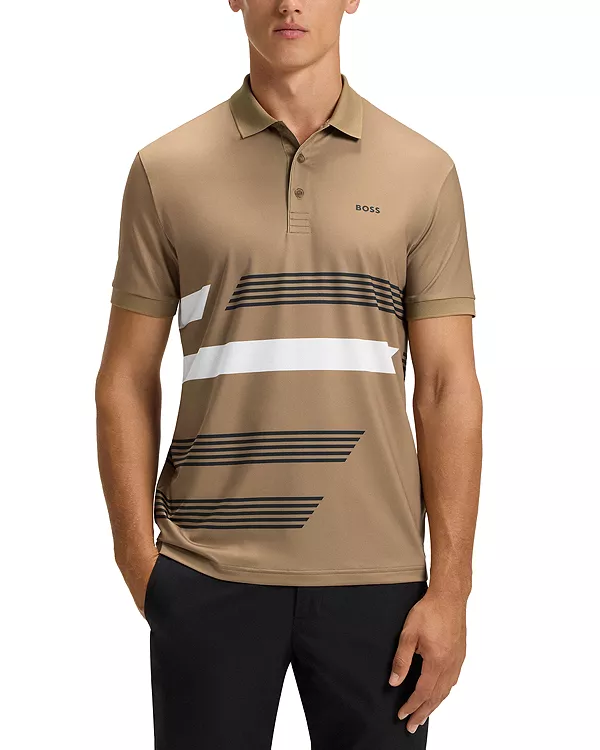Поло с принтом ленты Пэдди Boss, бежевый
Поло с принтом ленты Пэдди Boss, бежевый