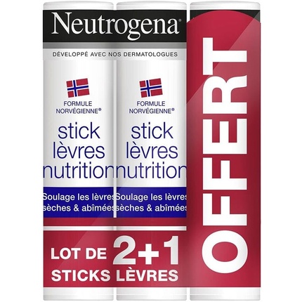 Lip Stick Nutrition 3 x 4,8 г - Упаковка из 4 шт Neutrogena
Lip Stick Nutrition 3 x 4,8 г - Упаковка из 4 шт Neutrogena