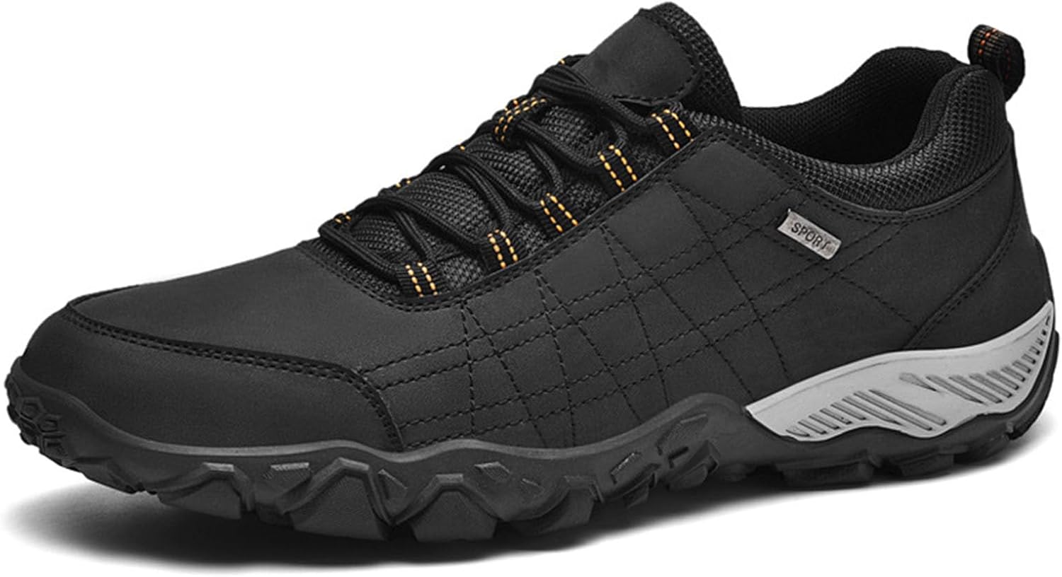 Мужские походные кроссовки Myallfeet с противоскользящей подошвой, модные, удобные, легкие, прочные, водонепроницаемые кожаные низкие кроссовки для прогулок на улице, черный
Мужские походные кроссовки Myallfeet с противоскользящей подошвой, модные, удобные, легкие, прочные, водонепроницаемые кожаные низкие кроссовки для прогулок на улице, черный