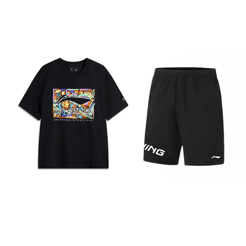 LINING Повседневная спортивная одежда унисекс черная
LINING Повседневная спортивная одежда унисекс черная