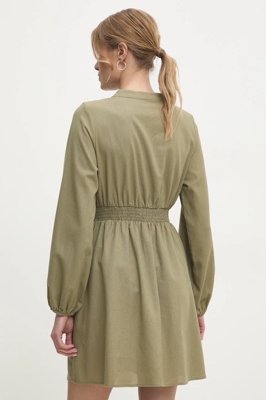 Платье с льняной тканью Answear.Lab, зеленый
Платье с льняной тканью Answear.Lab, зеленый