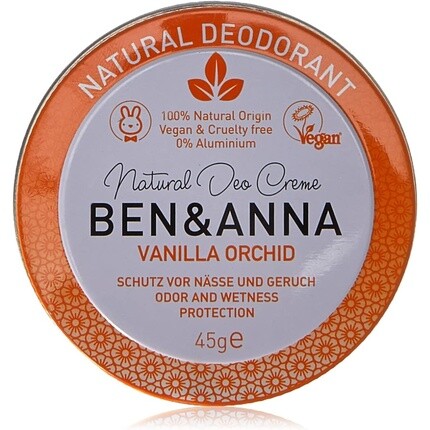 Крем-дезодорант Ванильная орхидея, 45 г Ben & Anna
Крем-дезодорант Ванильная орхидея, 45 г Ben & Anna