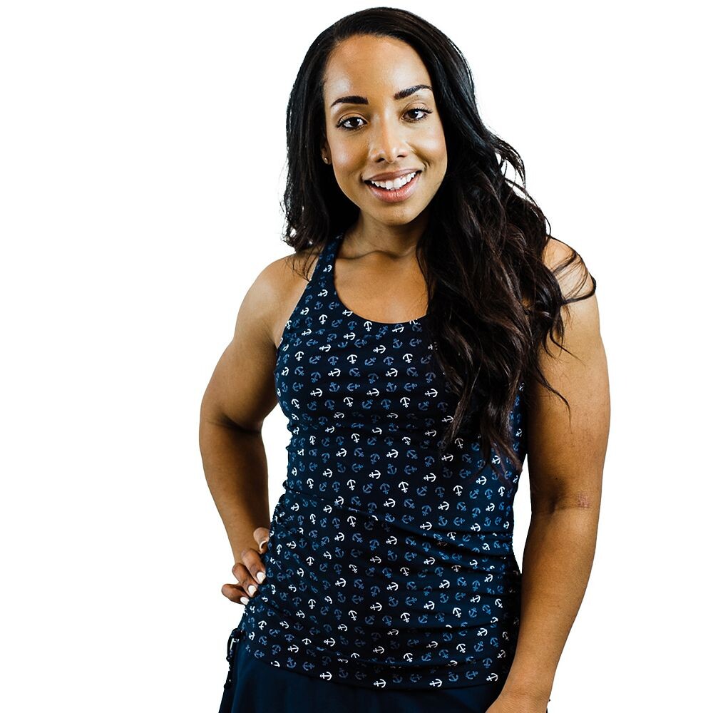 Топ для плавания Maya Tankini Calypsa LLC, цвет Navy Anchors
Топ для плавания Maya Tankini Calypsa LLC, цвет Navy Anchors