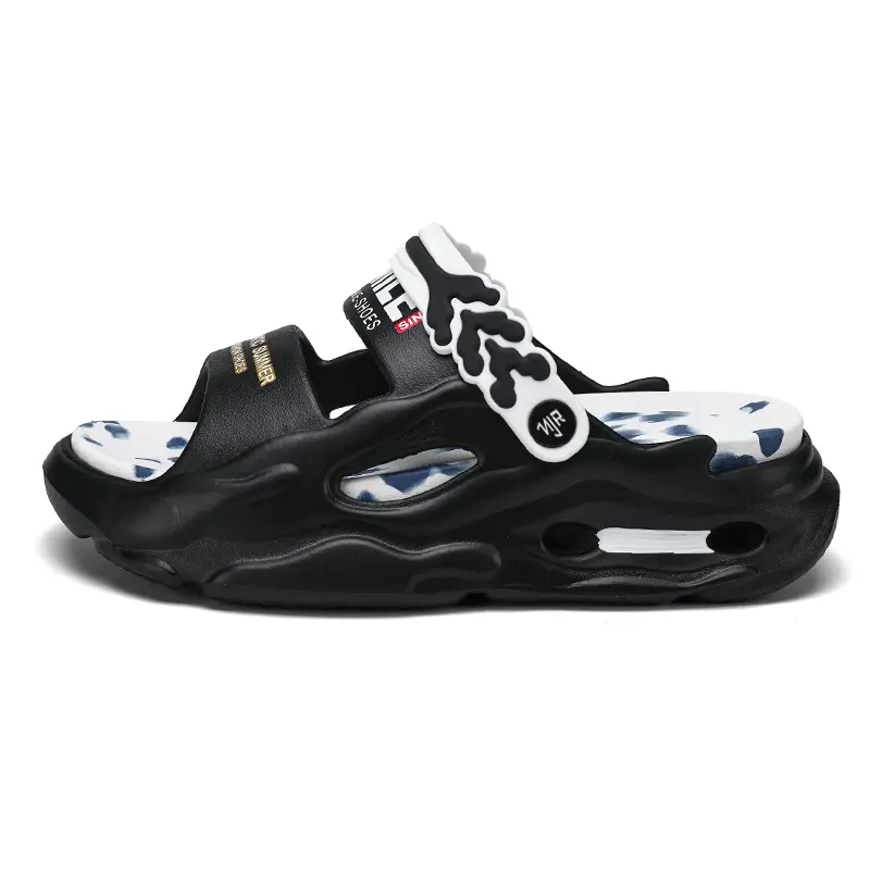 NANJIREN Пляжные сандалии унисекс черно-бело-хаки в черном цвете, цвет Black
NANJIREN Пляжные сандалии унисекс черно-бело-хаки в черном цвете, цвет Black