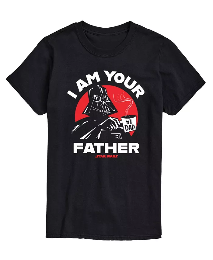 Мужская футболка с коротким рукавом Star Wars I Am Your Father AIRWAVES, черный
Мужская футболка с коротким рукавом Star Wars I Am Your Father AIRWAVES, черный