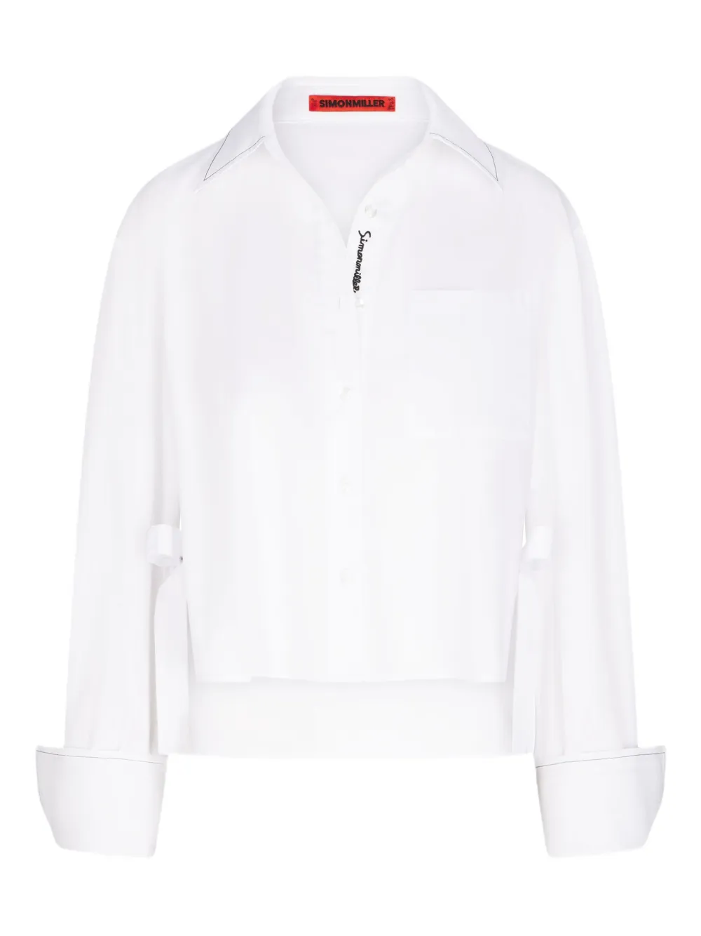 Рубашка Ayre с боковыми разрезами Simon Miller, белый
Рубашка Ayre с боковыми разрезами Simon Miller, белый