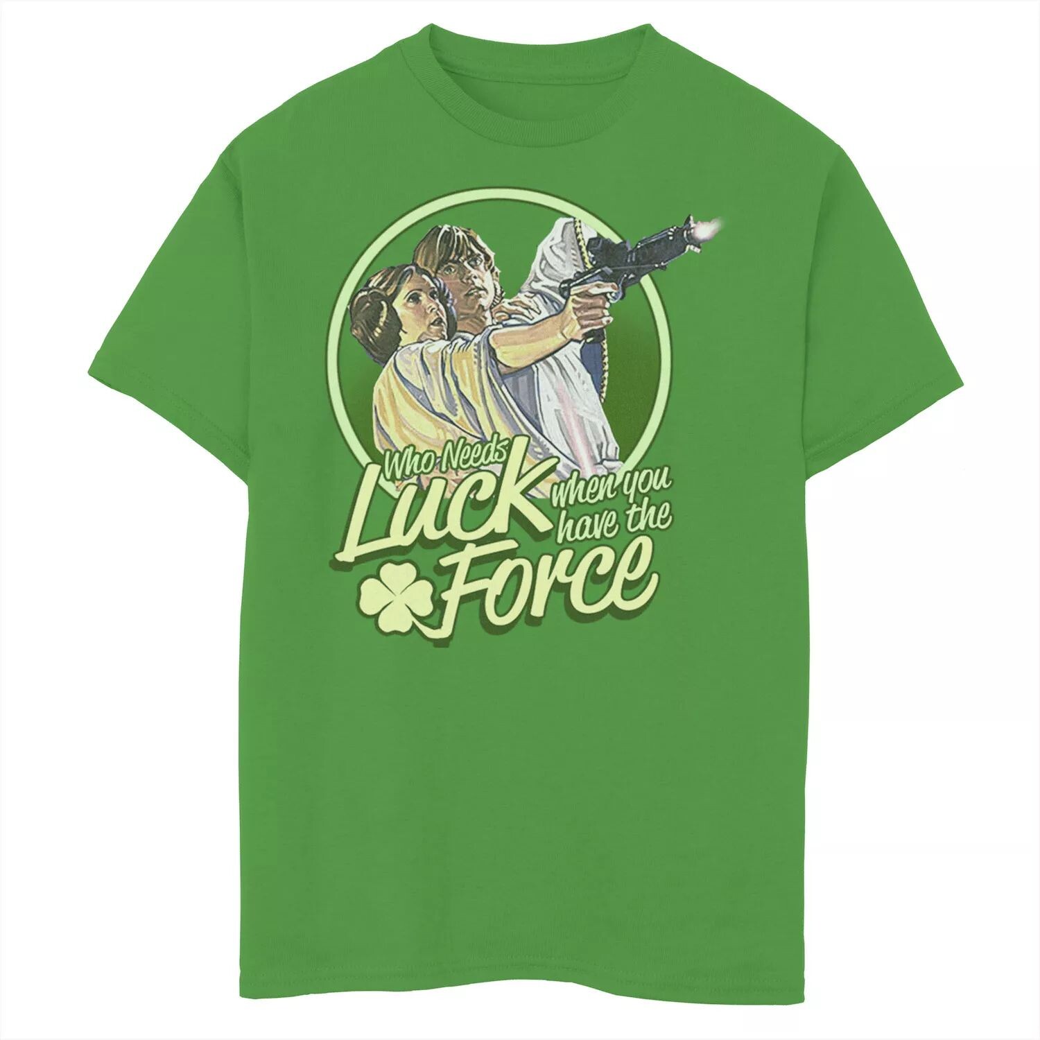 Футболка с рисунком Святого Патрика в стиле ретро для мальчиков 8–20 лет «Звездные войны, кому нужна удача» Star Wars
Футболка с рисунком Святого Патрика в стиле ретро для мальчиков 8–20 лет «Звездные войны, кому нужна удача» Star Wars
