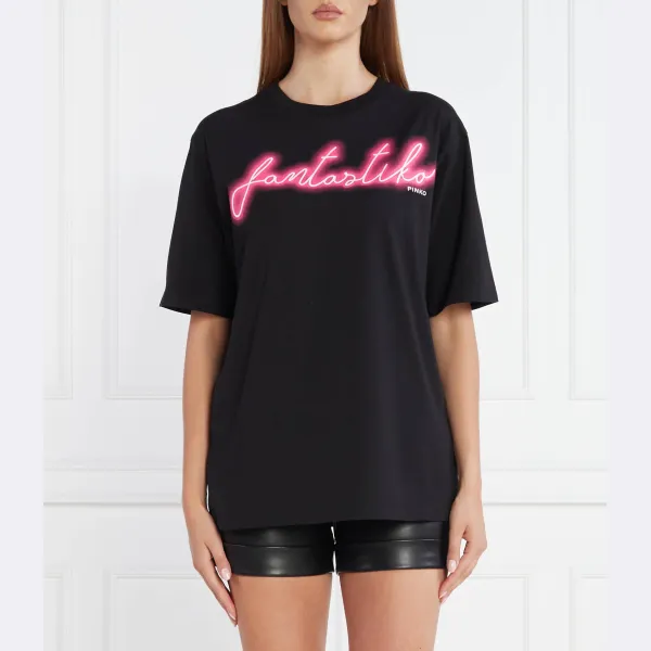 Футболка стандартного кроя Pinko, черный
Футболка стандартного кроя Pinko, черный