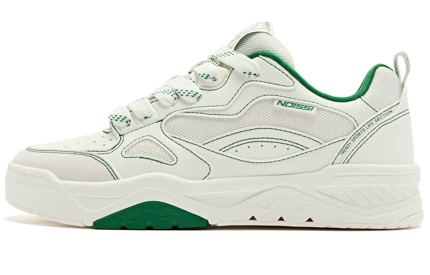 Кроссовки QIAODAN Sea Salt 1.0 Skateboarding Shoes Women's Low-top White/Green, зеленый
Кроссовки QIAODAN Sea Salt 1.0 Skateboarding Shoes Women's Low-top White/Green, зеленый