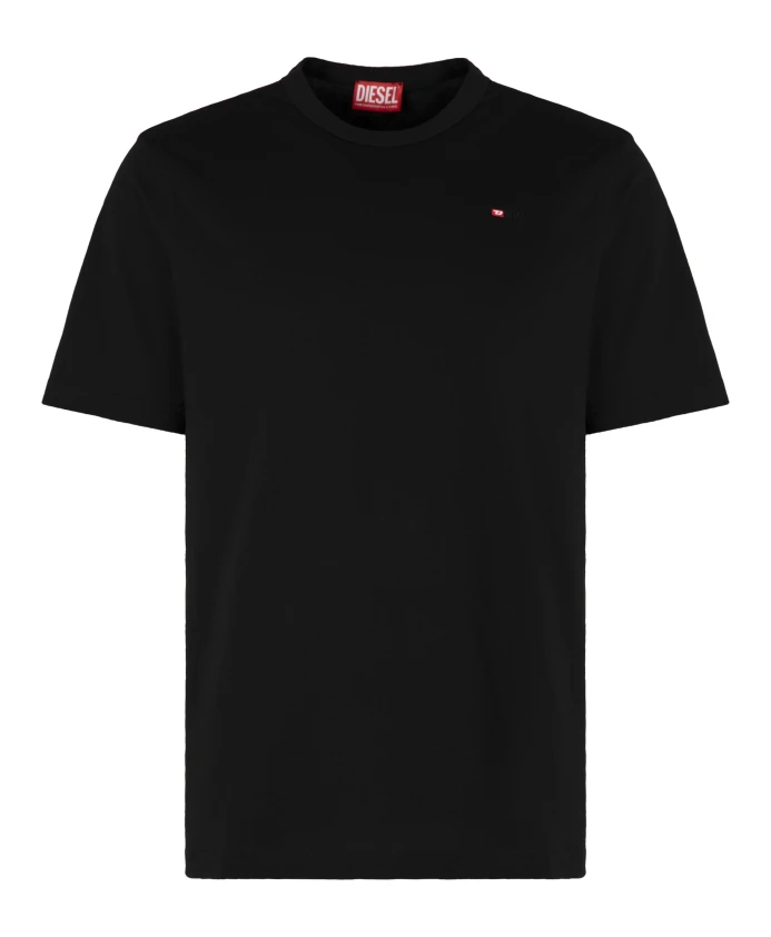 Хлопковая футболка T-Adjust microdiv с круглым вырезом Diesel, черный
Хлопковая футболка T-Adjust microdiv с круглым вырезом Diesel, черный