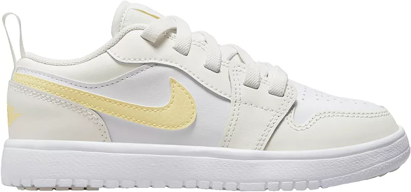 Детские баскетбольные кроссовки Air Jordan 1 Low Alt для дошкольников Jordan, белый/желтый
Детские баскетбольные кроссовки Air Jordan 1 Low Alt для дошкольников Jordan, белый/желтый