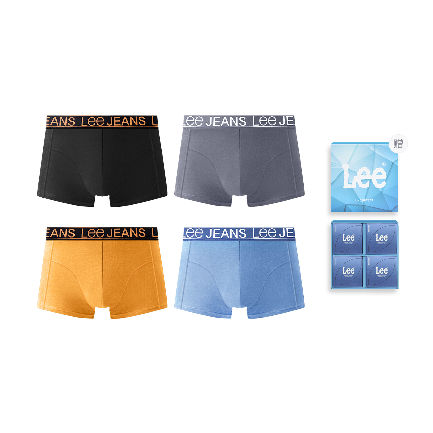 Lee Sunset 4.0 подарочный набор мужского белья 4 шт
Lee Sunset 4.0 подарочный набор мужского белья 4 шт