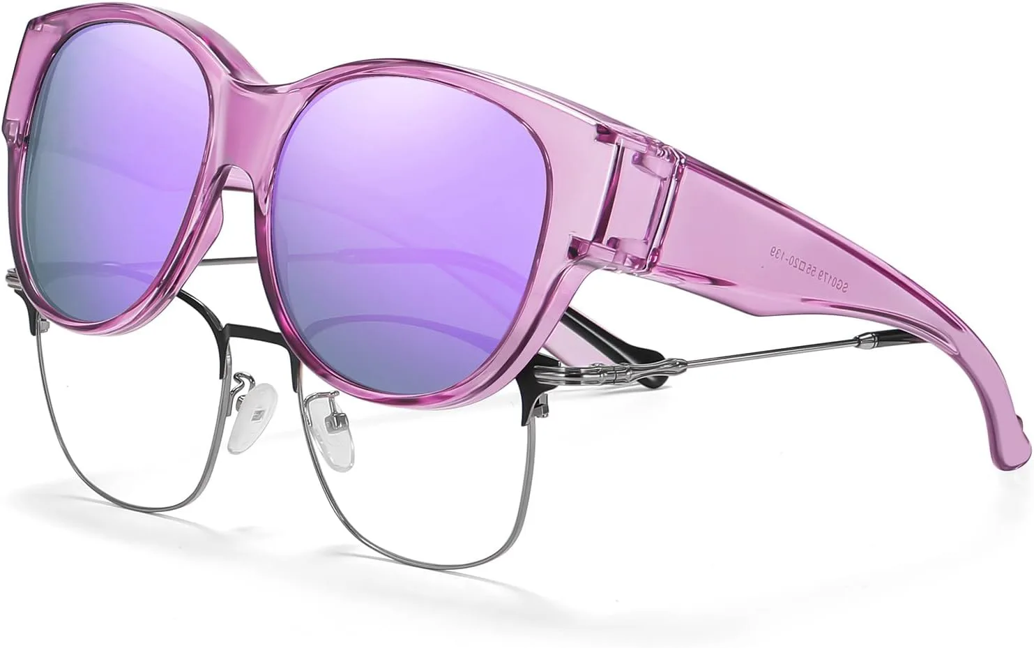 Солнцезащитные очки HAOLOTA Fit Over Glasses для женщин, поляризованные, модные, в форме «кошачьих глаз», с защитой от УФ-излучения, L Size A19 Clear Purple/Purple
Солнцезащитные очки HAOLOTA Fit Over Glasses для женщин, поляризованные, модные, в форме «кошачьих глаз», с защитой от УФ-излучения, L Size A19 Clear Purple/Purple