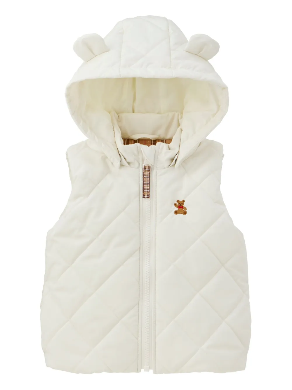 Дутый жилет Miki House, белый
Дутый жилет Miki House, белый