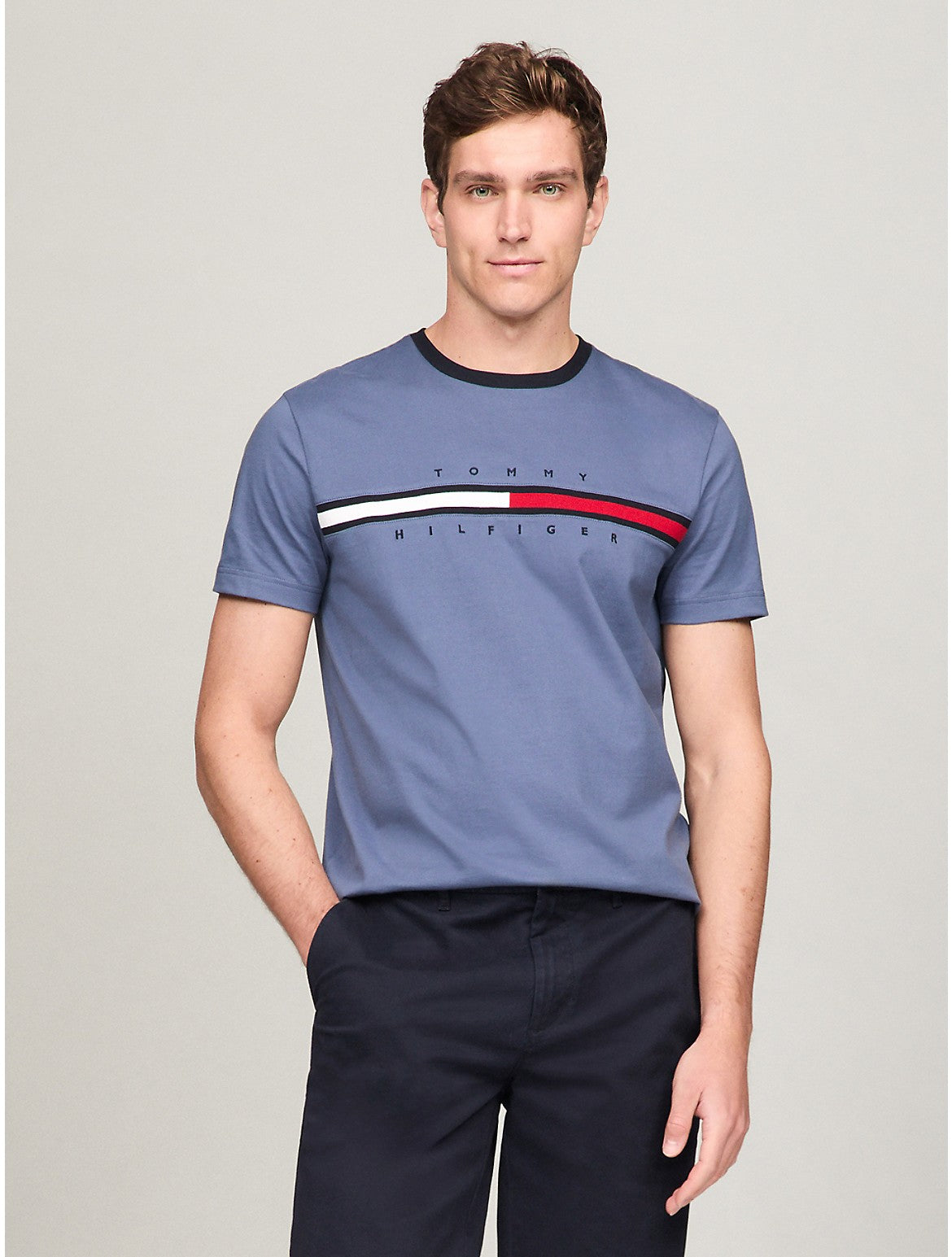 Мужская футболка Tommy Hilfiger с логотипом-флагом, цвет bank blue, Синий, Мужская футболка Tommy Hilfiger с логотипом-флагом, цвет bank blue
Мужская футболка Tommy Hilfiger с логотипом-флагом, цвет bank blue, Синий, Мужская футболка Tommy Hilfiger с логотипом-флагом, цвет bank blue