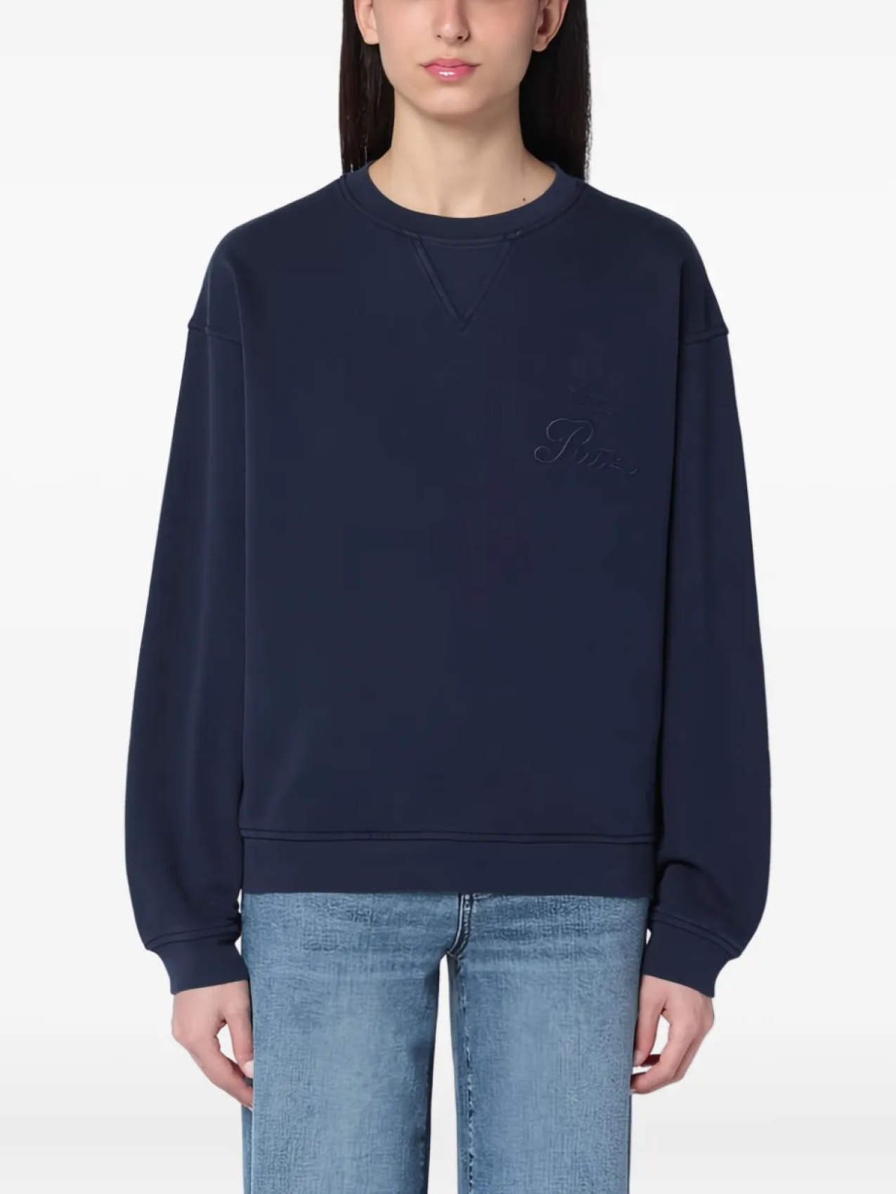 Свитер с круглым вырезом FRAME, синий
Свитер с круглым вырезом FRAME, синий